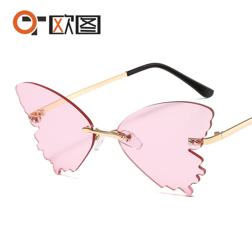 2022 new ladies trendy modern fashion sunglasses 960 European and American butterfly personality cross-border sunglasses