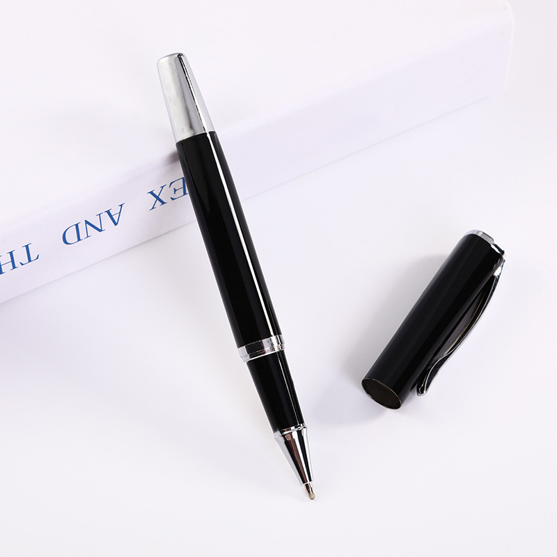 Suministro directo de fábrica de metal firma pluma logotipo personalizado negocio bolígrafo pluma a base de agua suministros de oficina pluma de publicidad