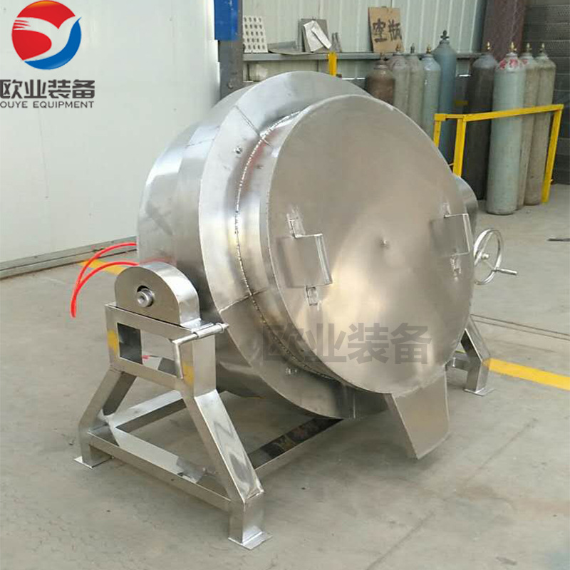 供应欧业牌 300L米豆腐熬制锅 小型炒酱锅 电加热食品夹层锅