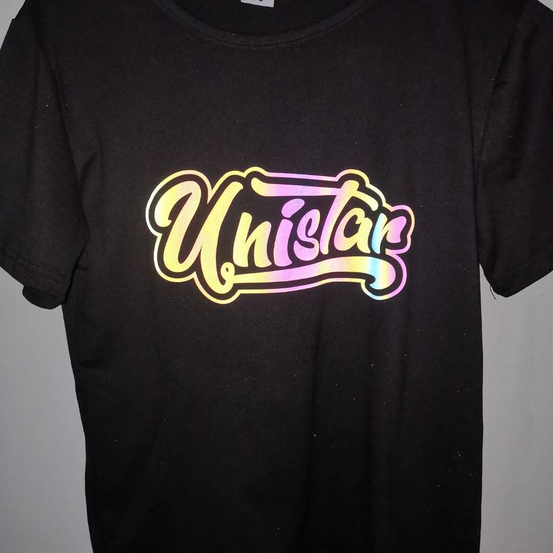 幻彩反光热贴标