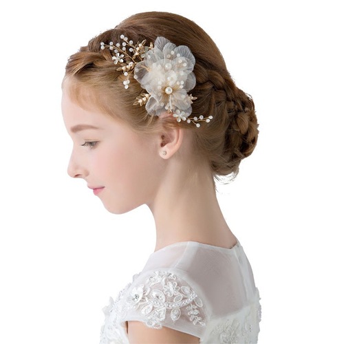 Children and girls headwear Korean princess super fairy clip hairpin fairy dance performance concert competition headdress