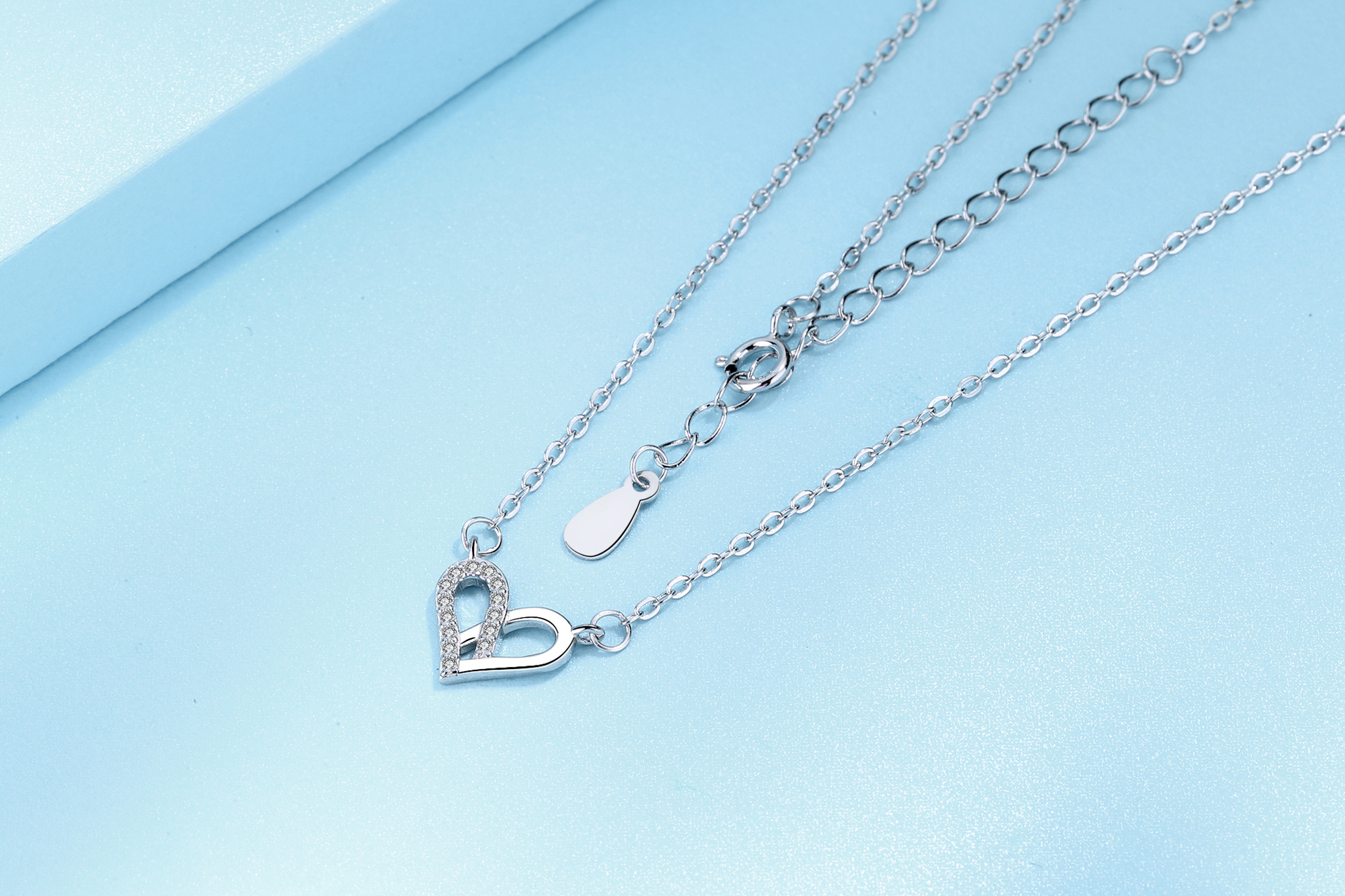 S925 Silver Heart Necklace