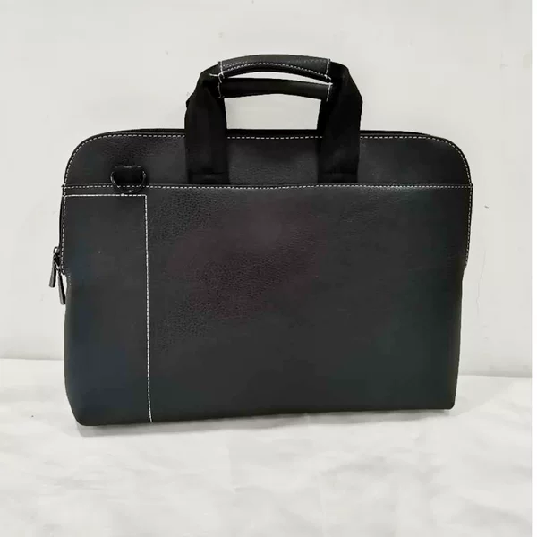 Factory Direct Supply Pu Satchel Laptop Bag Men's Handbag Travel Computer Bag