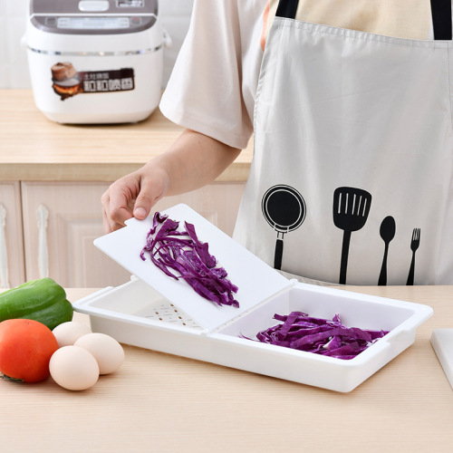 The same household kitchen tools, draining chopping board, vegetable box, cutting board, fruit box, new baby food supplement chopping board