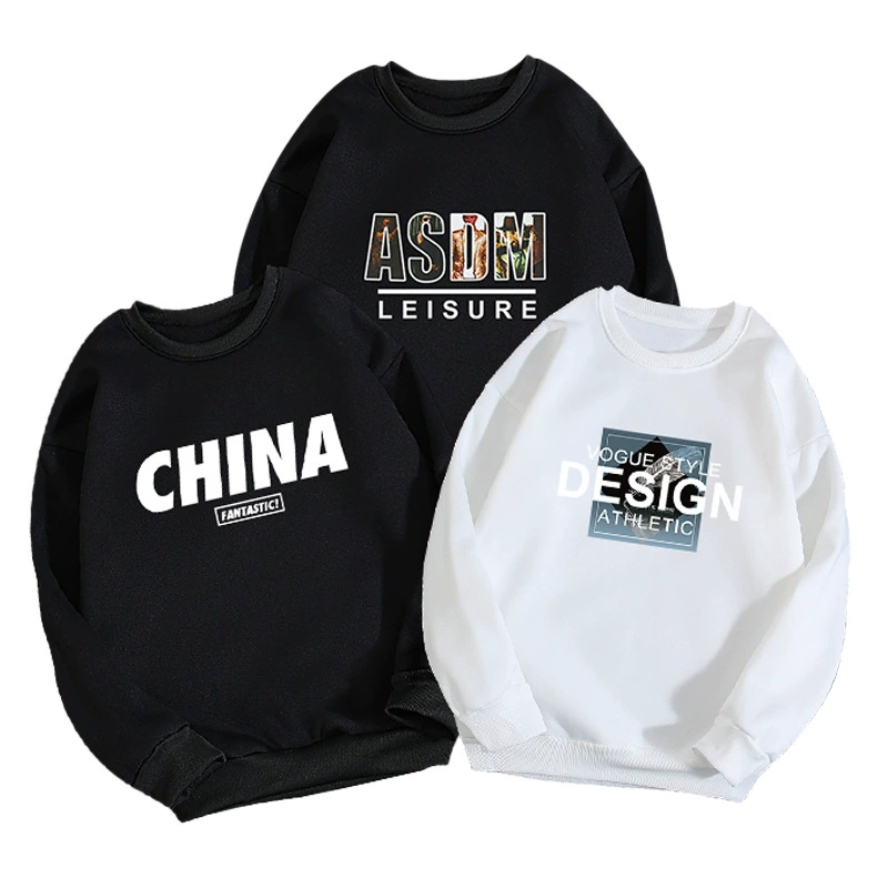Мужская толстовка на весну-осень 2025 года, молодежная, в корейском стиле, модная, с круглым вырезом, с длинным рукавом, свободного кроя, базовая мужская футболка, трендовая