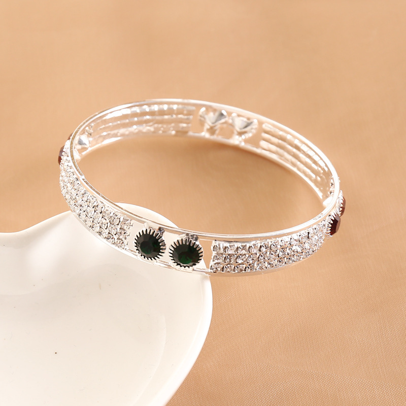 fashion full diamond multicolor bracelet