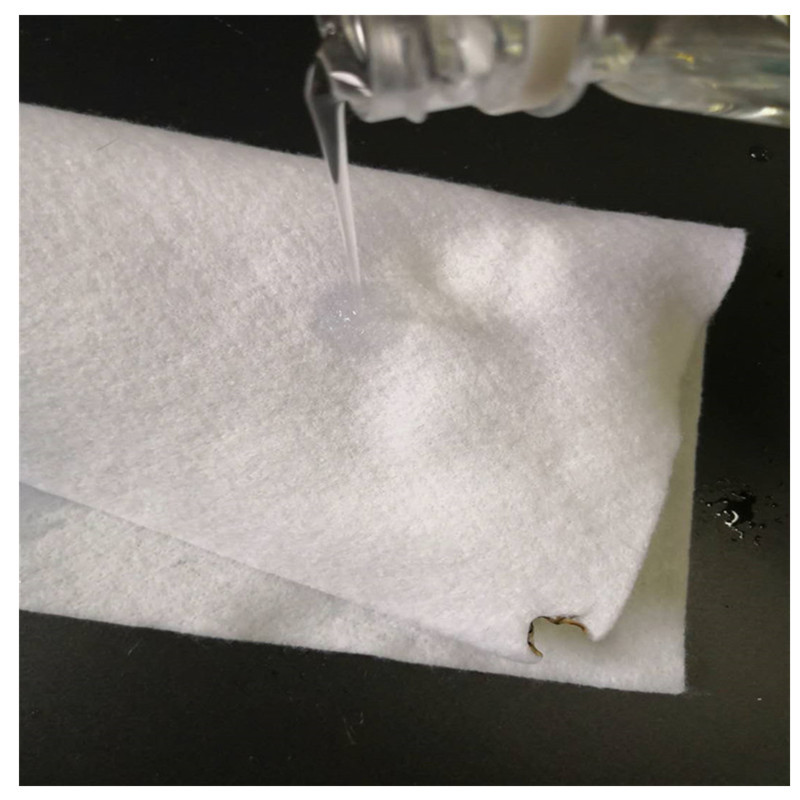 针刺棉吸水白底