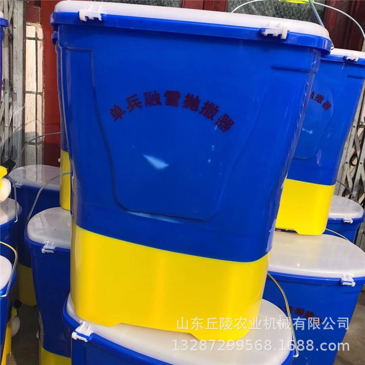 2020款电动单兵融雪剂抛撒机 多功能背负式电动道路融雪抛撒机