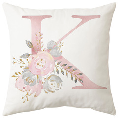 來圖定 制抱枕套跨境字母情人節客廳沙發抱枕汽車護腰靠枕套臥室