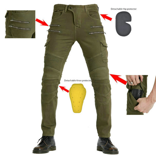 Manufacturer Direct Sales Motorcycle Riding Pants for Men and Women, Anti-Fall Off-Road Summer Four Seasons Leisure Biker Pants