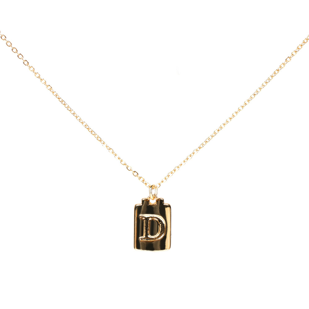 Fashion Square 26 English Letter Pendant Necklace display picture 29