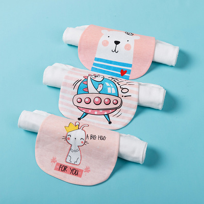 宝宝纯棉吸汗巾4/6层纱布大中小码儿童全棉婴幼儿园隔汗巾垫背巾