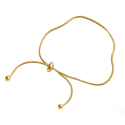 Simple retro pull-out adjustable anklet for women niche fashion versatile sexy European and American ins style internet celebrity does not fade