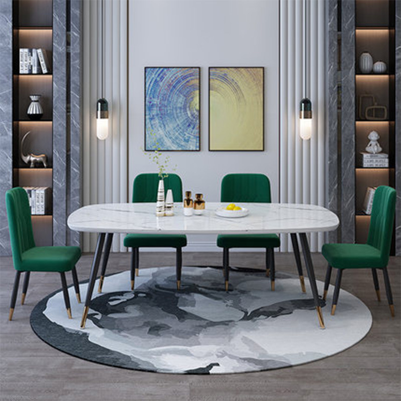 Nordic marble dining table and chair combination simplicity home…