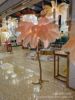 Factory spot 55-60 cm fine rod white ostrich furnishing flower arrangement scene arrangement floor lamp feathers