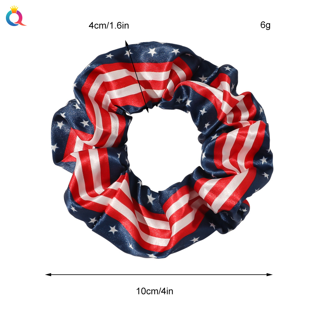 Fashion American Flag Cloth Printing Hair Tie 1 Piece display picture 1