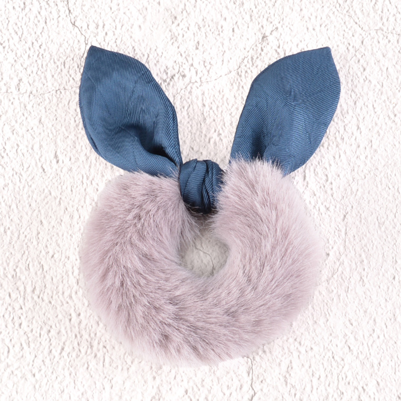 Plush Rabbit Ears Hair Ring display picture 8