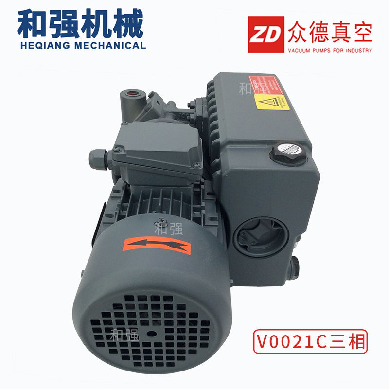 广东销售ZD众德旋片真空泵V0021C食品包装机真空泵抽气泵真空贴合