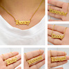 European and American explosion ancient British letter necklace Angel babygirl princess necklace spot wholesale