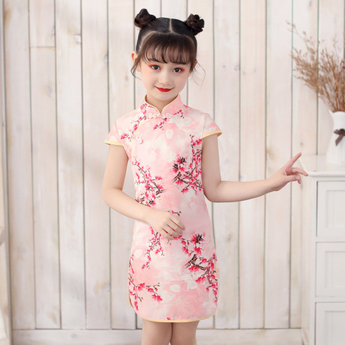 Cheongsam for kids Girl Chinese Dress cheongsam dress, little girl Chinese Dress children Chinese Dress performance Costume