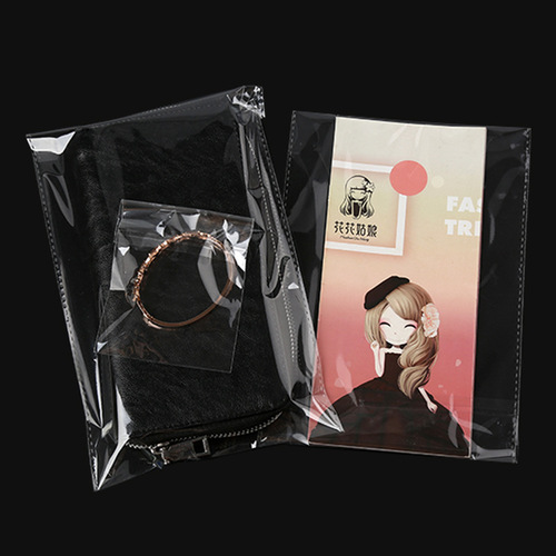 Thickened self-adhesive bag OPP self-adhesive bag clothing packaging bag transparent plastic bag packaging bag 25*40