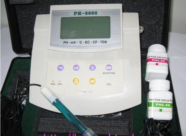 PH-2603电导率仪/PH计酸度计CF/EC/TDS检测