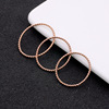 Fashionable ring with pigtail stainless steel, Korean style