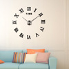 Hot -selling Roman digital creative hanging bell DIY hanging bell mirror hanging bell mirror wall sticker wall sticker bell wall clock