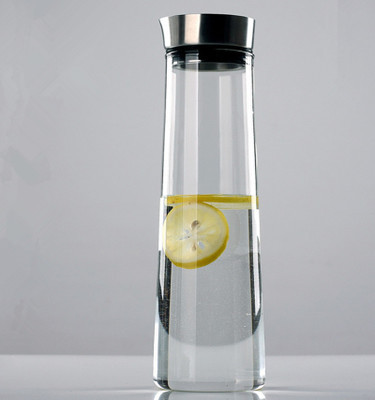 Botella de agua fría de gran capacidad hogar anti-fuga lateral botella de agua fría con tapa de acero inoxidable