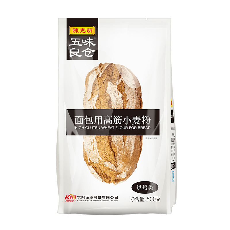 五味良仓面包用高筋面粉500g 拉丝面包粉 烘焙原料 家用面包机|ru