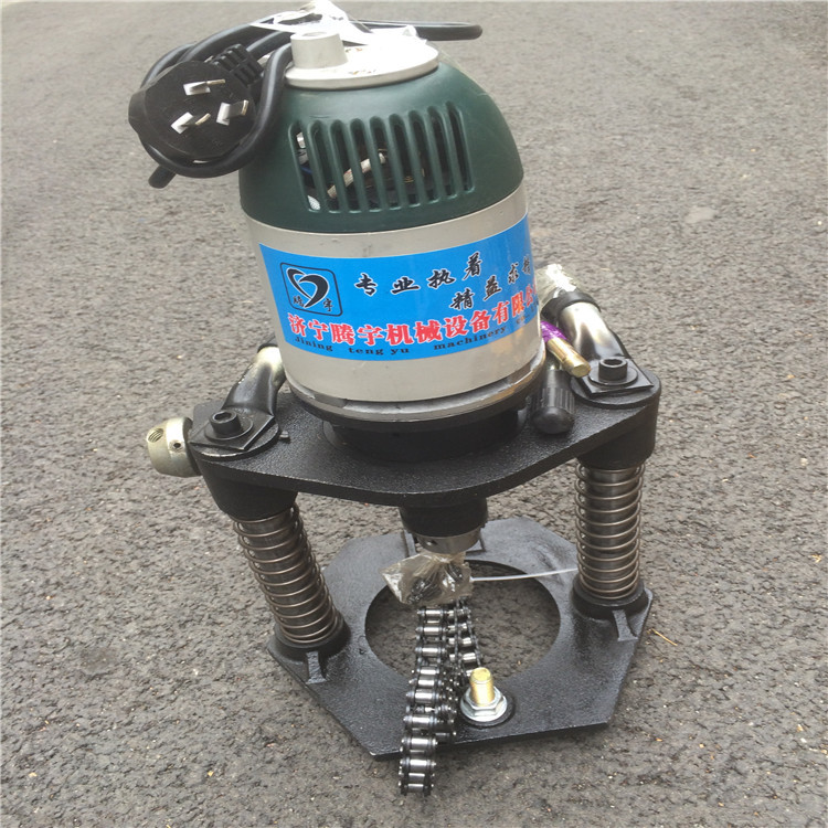 批发零售新型电动打孔机小型链条管道打孔机使用广泛铝合金开孔机