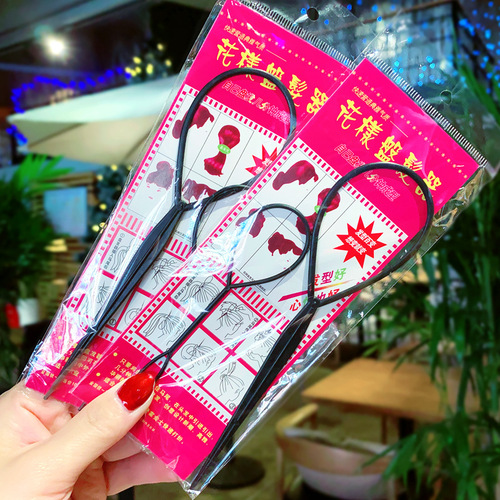 Korean version of the new black pattern hair puller hair puller hair puller hair tool hair remover styling tool