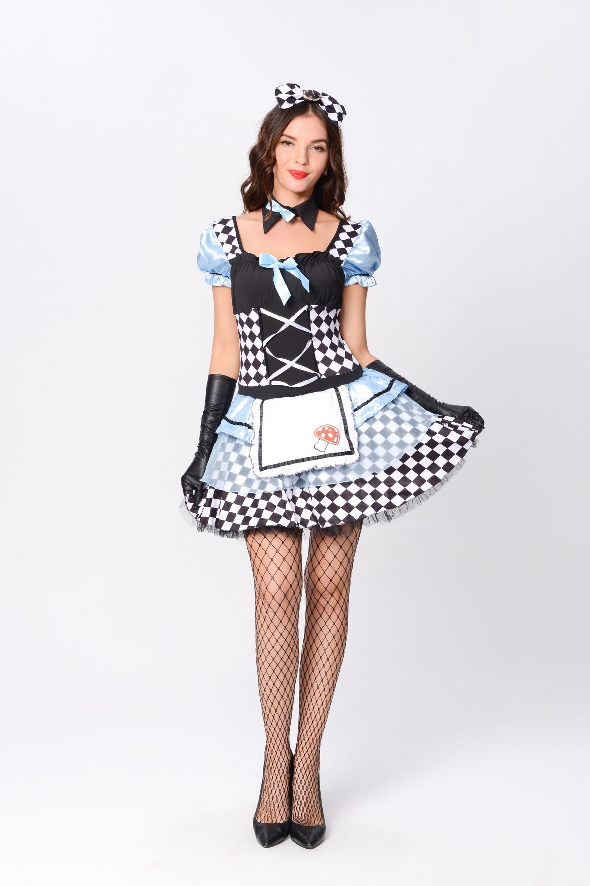 Halloween costume maid vampire loli lolita pettiskirt cosplay costume nihaostyles wholesale halloween costumes NSMRP79078