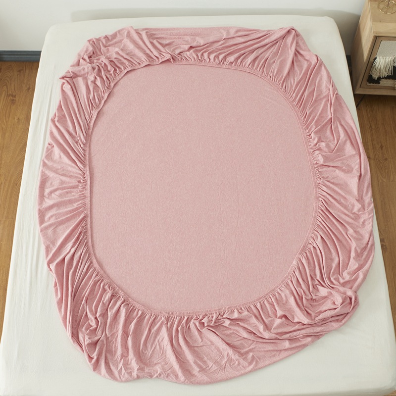 纯棉床笠床单被套被罩天竺棉针织床上用品四件套单品1.51.8床用|ms