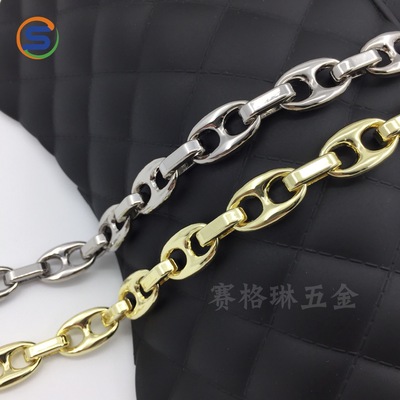 小衆腋下包法棍包鏈條配件肯豆savi手提包帶子手拎裝飾包鏈豬鼻子