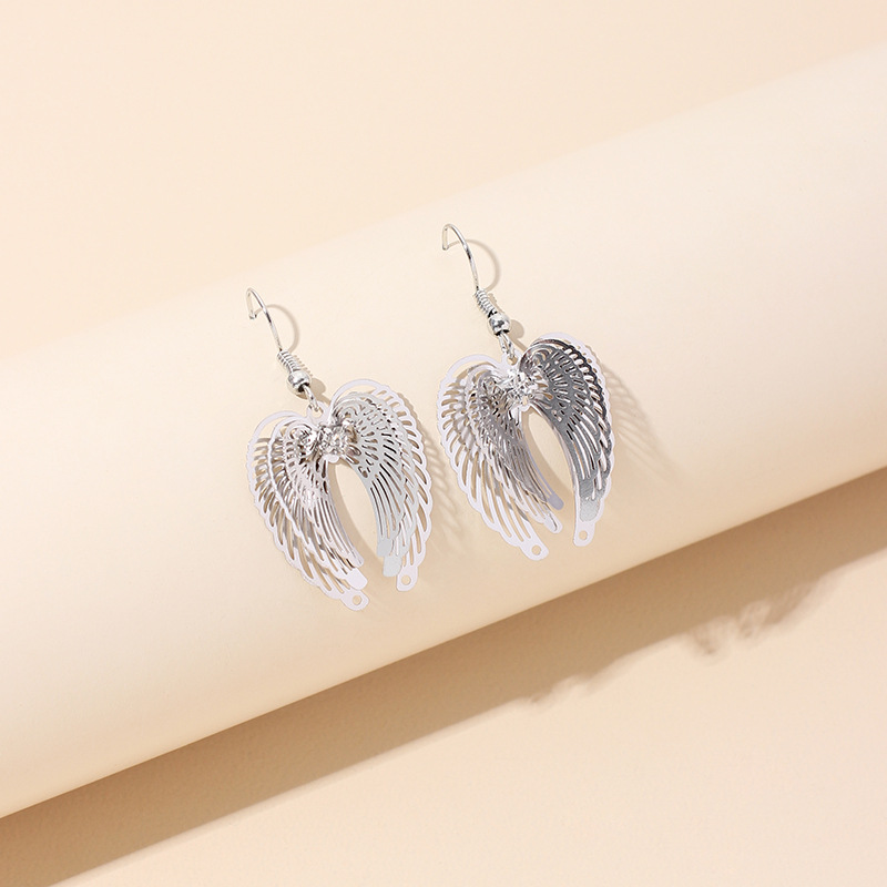 Boucles D&#39;oreilles Ailes D&#39;ange Vintage Mode En Gros Nihaojewerly display picture 4