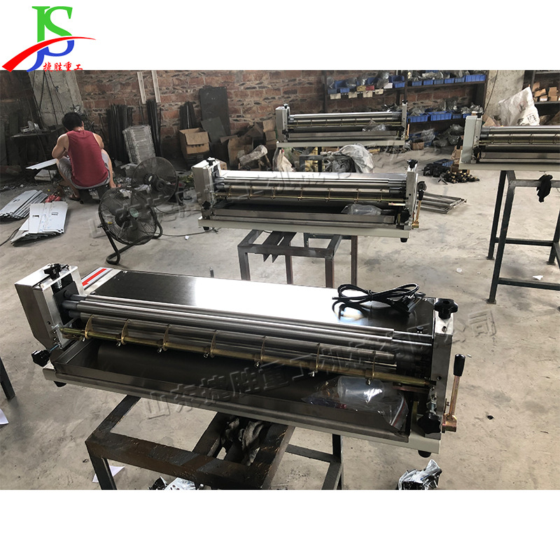 纸箱打包上胶机 720mm白胶果冻涂胶机 冷热两用瓦楞纸裱胶机