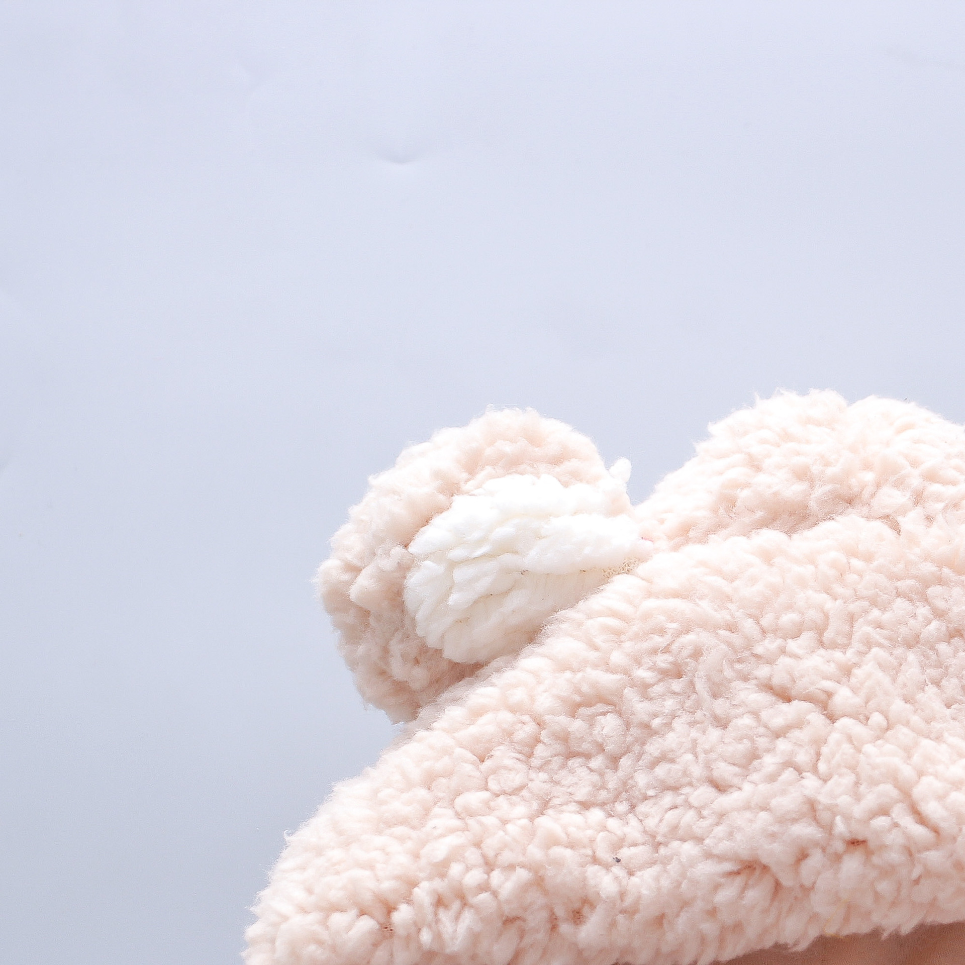 Baby and toddler jumpsuit winter 2024 children's clothing new lamb fur cartoon teddy bear embroidery thick hooded_voghion.com