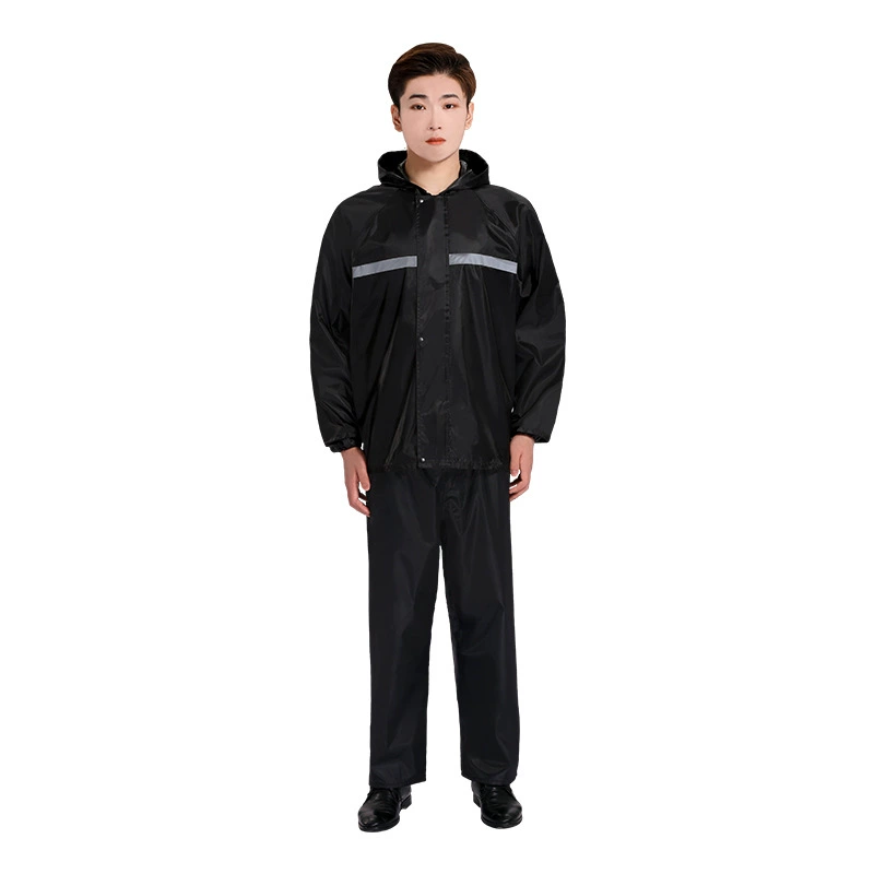 Raincoat for hiking, split trousers for adults, retroreflective set, custom-made