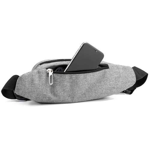 Multifunctional waist bag for men, canvas sports running wear, mobile phone belt bag for women, small work site, waterproof and wear-resistant