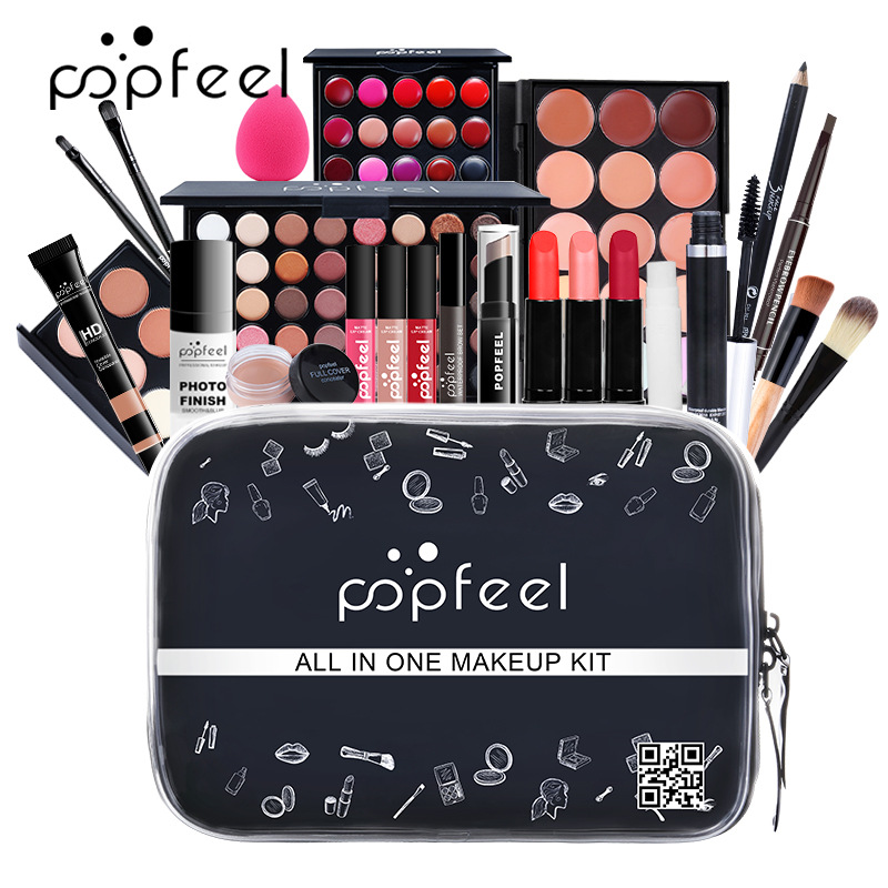 1000g Weight Makeup Set Type Of Cosmetics Paste Material Multicolor Pattern Elegant, Glam, Punk Style Elegant Glam Punk Multicolor Paste Makeup Set 4