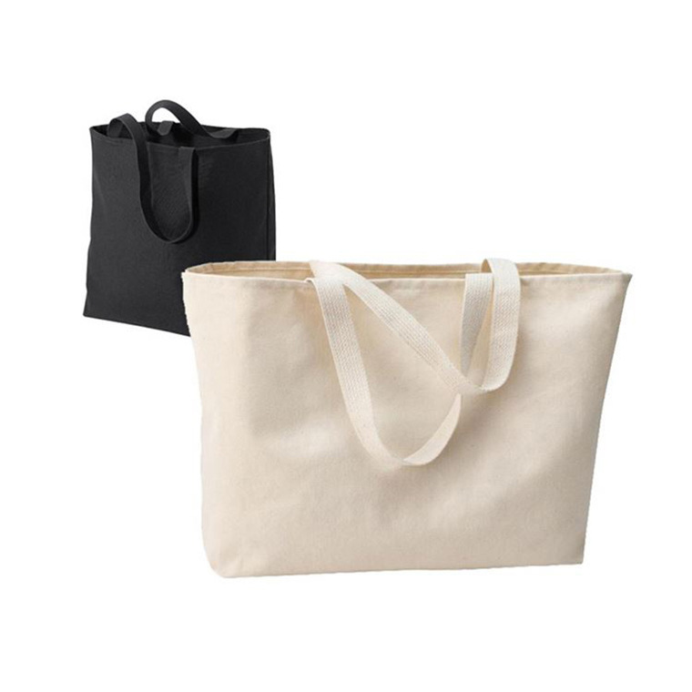 手提全棉帆布袋定做环保彩印按扣帆布包定制创意广告购物棉布袋子