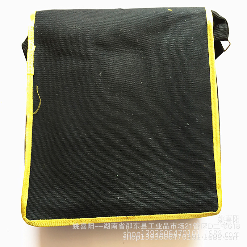 厂家直销 多功能加密帆布单肩电工包 户外便携随身工具挎包