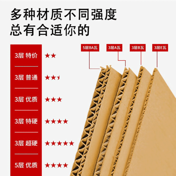 Square carton moving carton wholesale FBA large carton express moving storage packaging logistics manufacturers