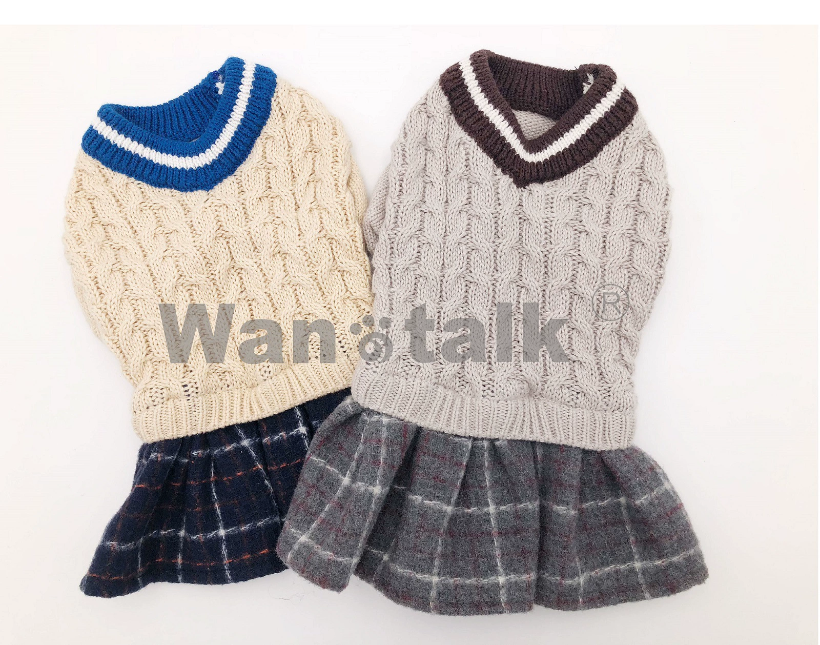 Свитер для домашних животных вязаный свитер для собак