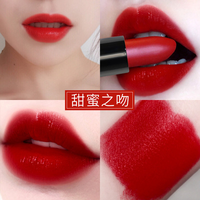 甜蜜之吻口红正品哑光雾唇轻盈顺滑不易掉色一件代发