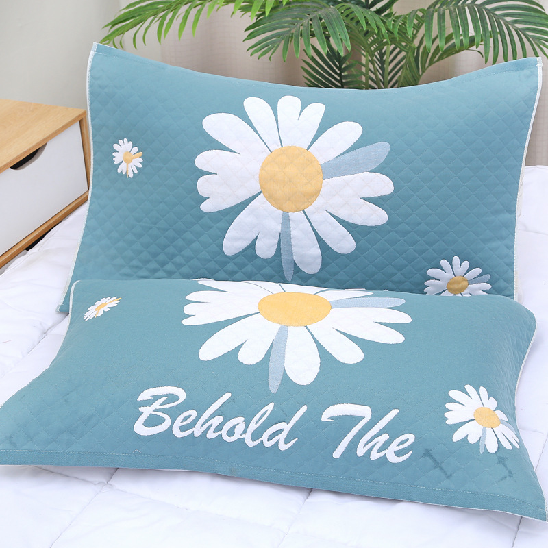 3层夹层枕巾 色织布艺枕巾 时尚卡通系列款式多支持一件代发