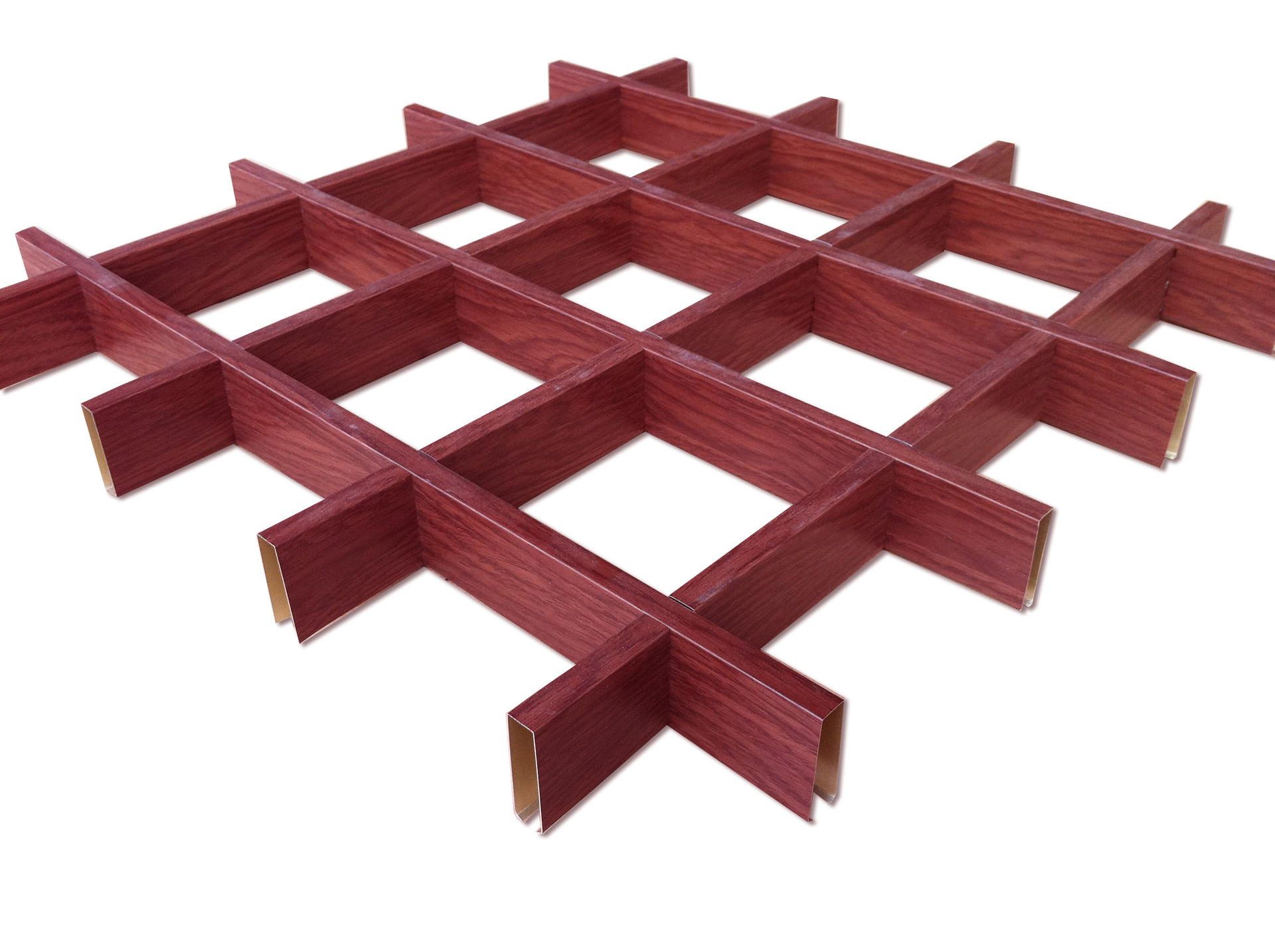 厂家直销室内吊顶天花铝格栅学校食堂专用金属格栅铝天花