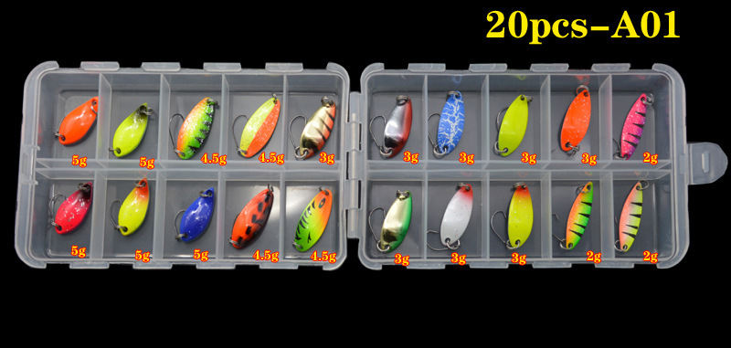 Metal Spoons Fishing Lures Leech Flutter Spoon Fresh Water Bass Swimbait Tackle Gear