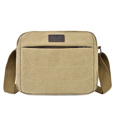 廠家批發帆布包休閑單肩包男士女士通用斜挎包手機零錢包新休閑包